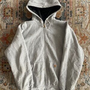 Carhartt Men's Zip-Up Gray Hoodie/Jacket